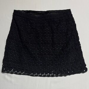 Elegant Black Lace Skirt